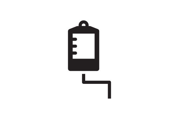 Infusion Icon: Medical Saline Graphics & Icons