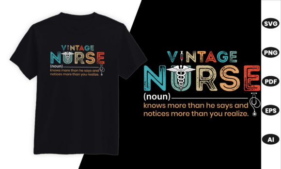 Nurse Definition Graphics for T-Shirt Designs