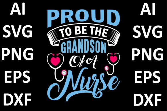 Nurse Design Graphics for Print Templates
