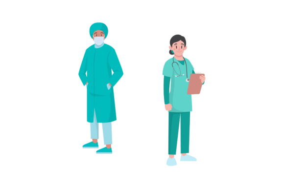 Nurse Doctor Graphics & Illustrations Review