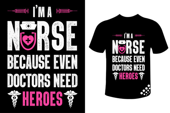 Nurse Hero Graphics for Print Templates