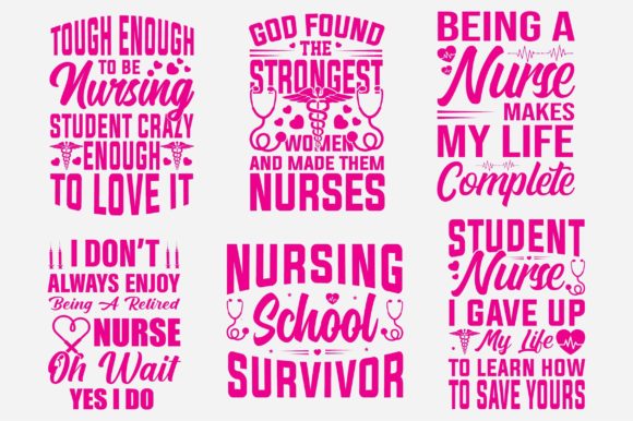 Nurse & Mom T-Shirt Graphics: Print Templates