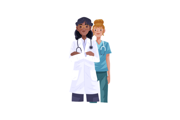 Nurse Service Graphics and Illustrations Review