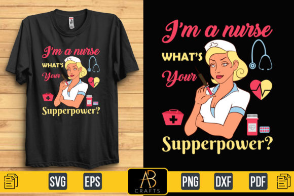 Nurse Superpower Graphics: Print Templates Review
