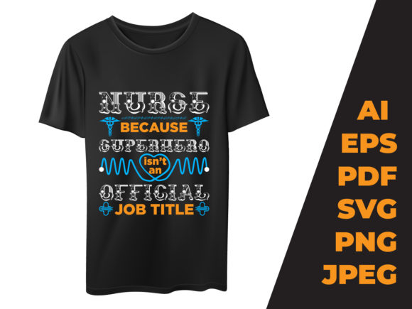 Nurse Supperhero Graphics & Print Templates