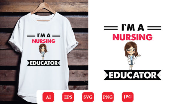 Nurse T Shirt Design 14: Graphics & Print Templates
