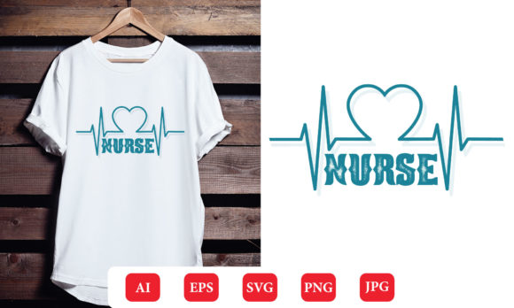Nurse T Shirt Design 27: Graphics & Print Templates