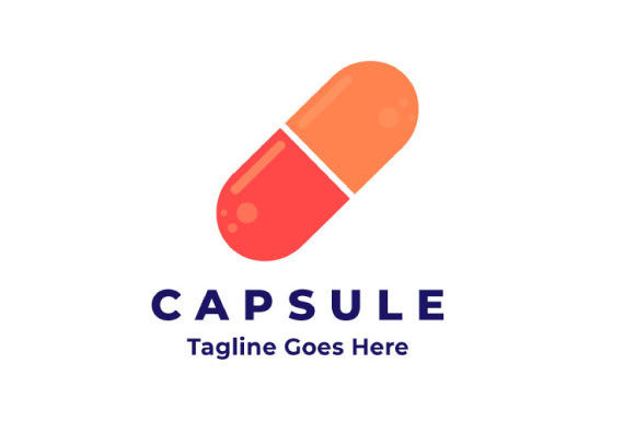 Pharmaceutical Capsule Logo: Graphics & Logos