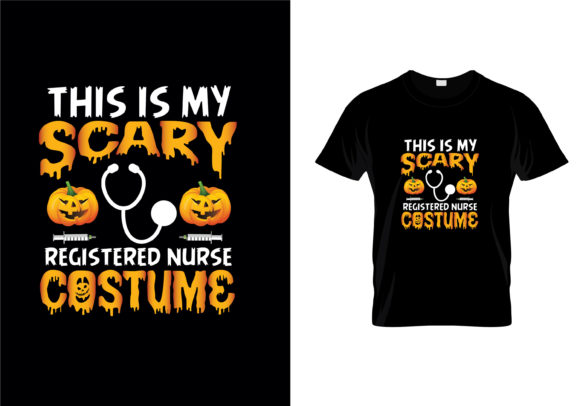 Scary Nurse Graphics for Print Templates