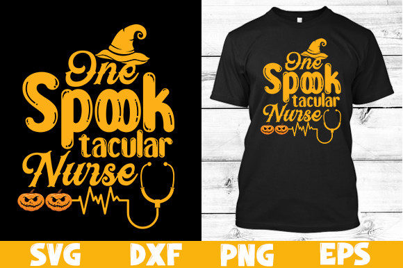 Spooktacular Nurse Graphics for Print Templates